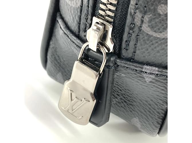 Bolso Clutch Louis Vuitton Monogram Eclipse Negro - vista 8