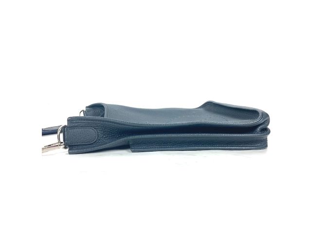 Hermès Hermes Evelyn 3 PM Schultertasche mit perforiertem H-Logo Marineblau - Ansicht 3