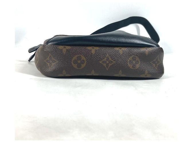 Borsa a tracolla Avenue Monogram Macassar di Louis Vuitton Marrone Nero - vista 5
