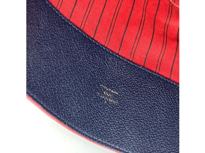 Borsa 2WAY Merry Monogram Empreinte Louis Vuitton Rosso Blu navy - vista 15