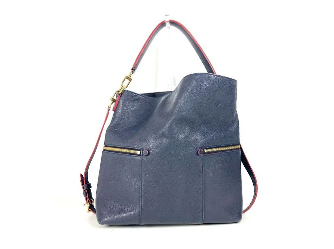 Borsa 2WAY Merry Monogram Empreinte Louis Vuitton Rosso Blu navy - vista 2