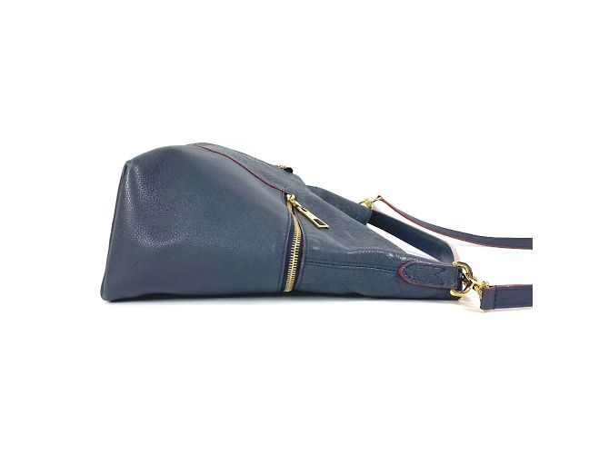 Borsa 2WAY Merry Monogram Empreinte Louis Vuitton Rosso Blu navy - vista 3