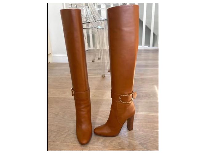 Dolce & Gabbana Botas Caroline Dolce&Gabbana 11cm Talla 39/Reino Unido 6 Coñac - vista 6
