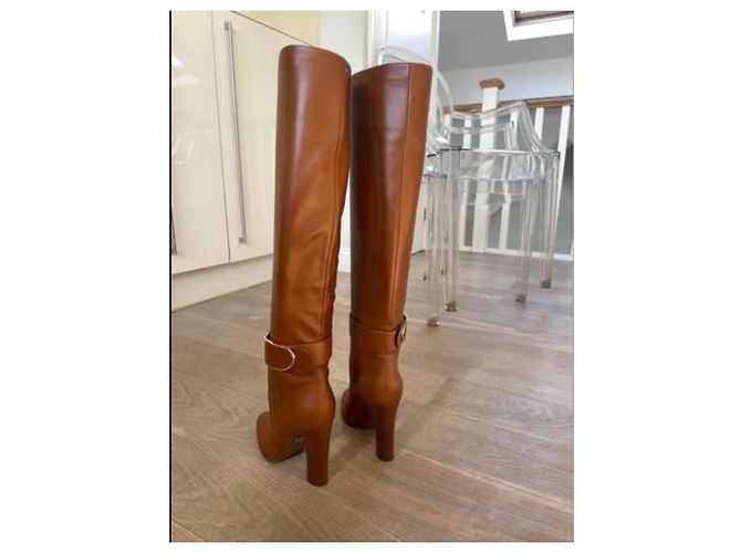 Dolce & Gabbana Botas Caroline Dolce&Gabbana 11cm Talla 39/Reino Unido 6 Coñac - vista 7