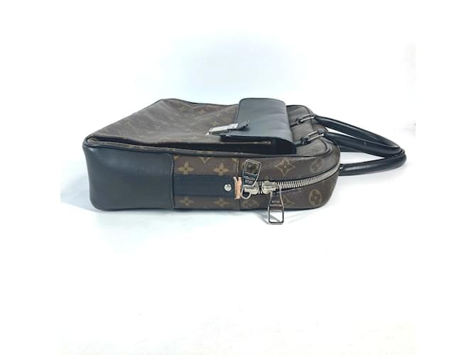 Borsa a tracolla morbida Monogram Macassar Louis Vuitton Marrone Nero Monogramma - vista 3