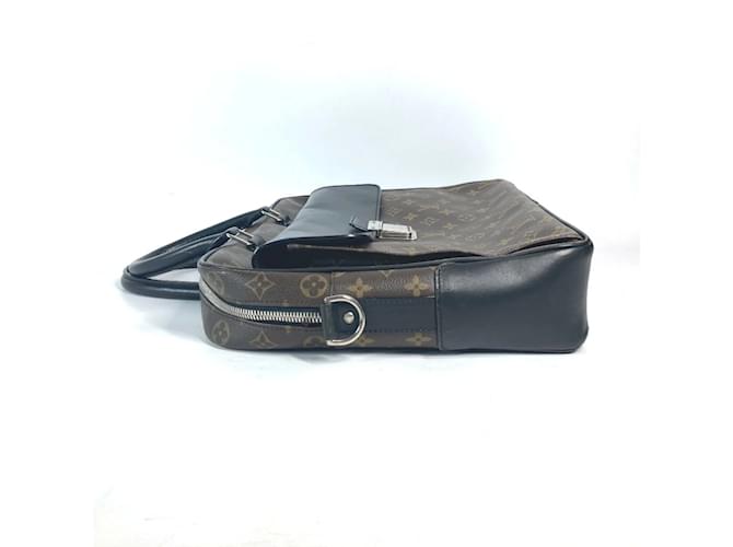 Borsa a tracolla morbida Monogram Macassar Louis Vuitton Marrone Nero Monogramma - vista 4