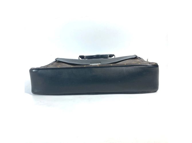 Borsa a tracolla morbida Monogram Macassar Louis Vuitton Marrone Nero Monogramma - vista 5