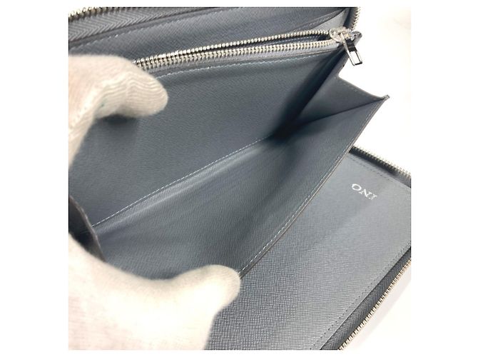 Cartera larga Zippy Organizer Taiga de Louis Vuitton Castaño - vista 16
