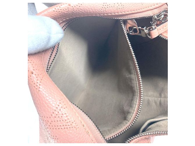 Borsa a tracolla Louis Vuitton Mahina Selene PM Marrone Rosa - vista 18