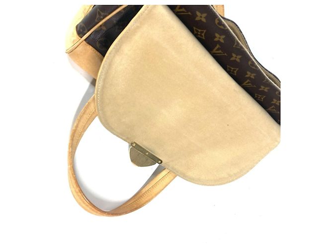 Borsa Tote Beverly GM Monogram Louis Vuitton Marrone Monogramma - vista 13