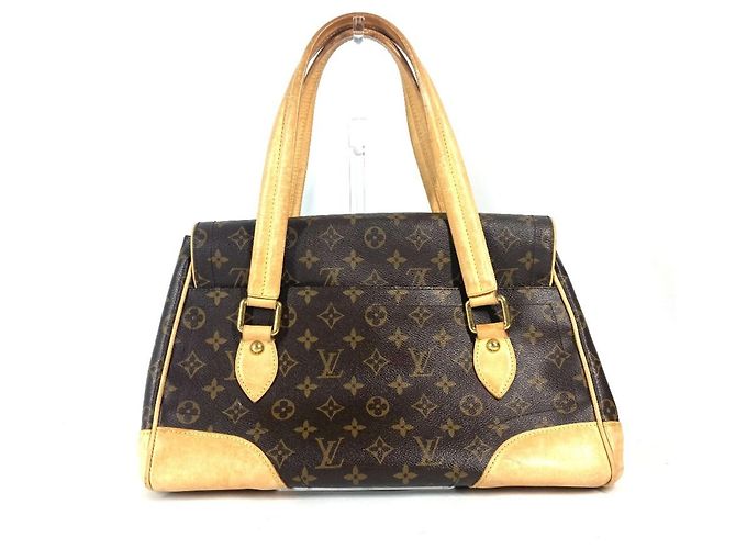 Borsa Tote Beverly GM Monogram Louis Vuitton Marrone Monogramma - vista 2