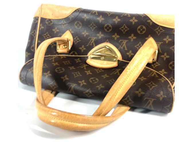 Borsa Tote Beverly GM Monogram Louis Vuitton Marrone Monogramma - vista 8