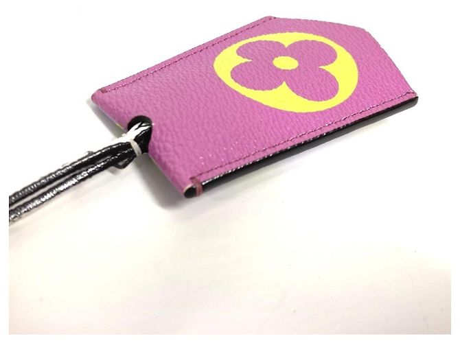 Llavero Cloche Giant Monogram de Louis Vuitton Blanco Púrpura Amarillo - vista 4