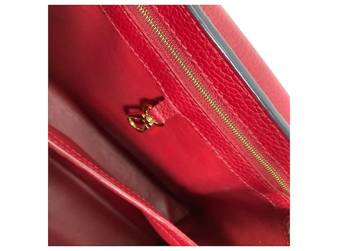 Borsa Louis Vuitton Capucines PM 2WAY Nero Rosso - vista 11