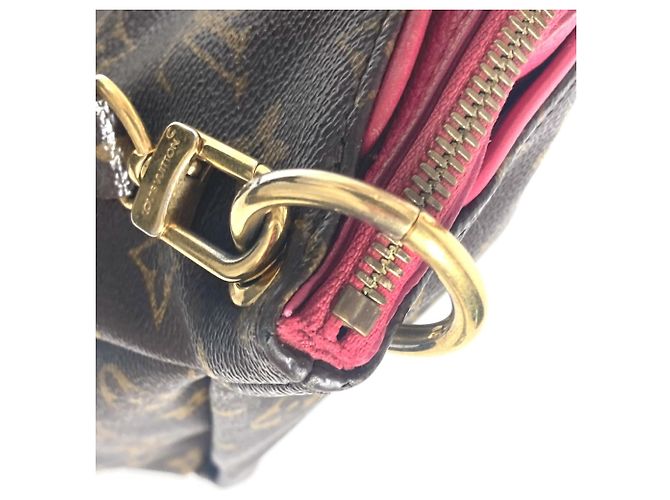 Borsa 2WAY Pallas Monogram Louis Vuitton Marrone Rosa Monogramma - vista 14