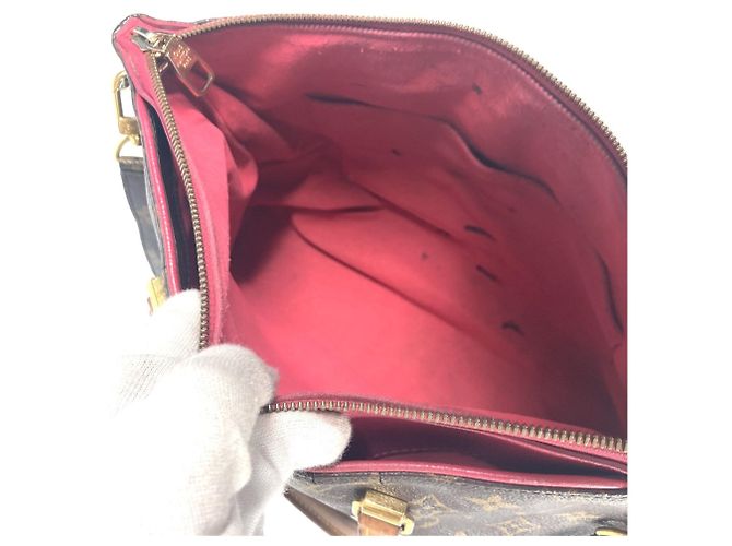 Borsa 2WAY Pallas Monogram Louis Vuitton Marrone Rosa Monogramma - vista 15