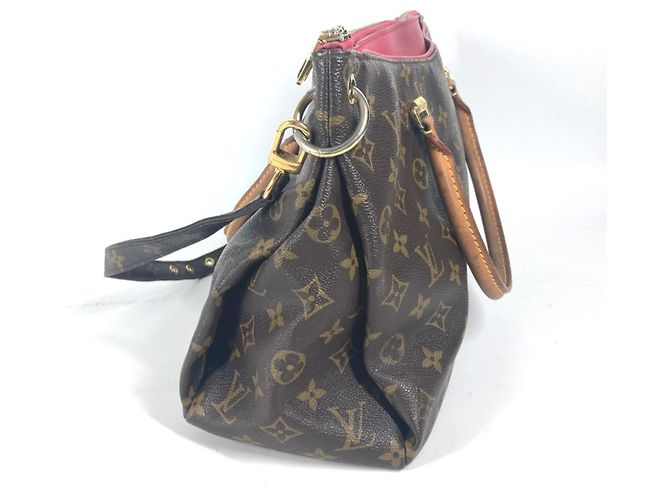 Borsa 2WAY Pallas Monogram Louis Vuitton Marrone Rosa Monogramma - vista 3