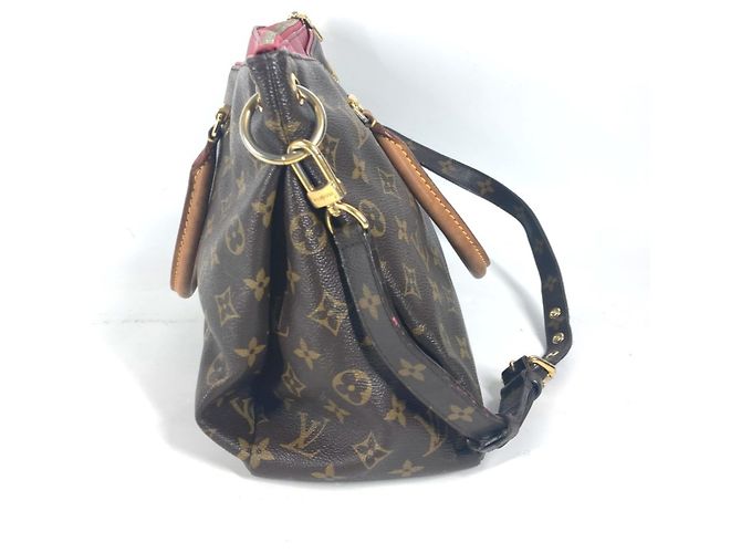 Borsa 2WAY Pallas Monogram Louis Vuitton Marrone Rosa Monogramma - vista 4