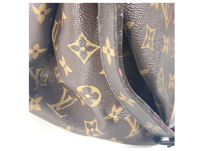 Borsa 2WAY Pallas Monogram Louis Vuitton Marrone Rosa Monogramma - vista 6