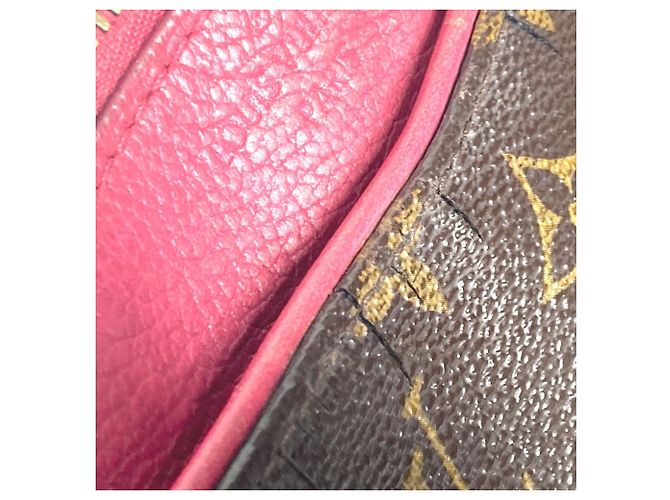 Borsa 2WAY Pallas Monogram Louis Vuitton Marrone Rosa Monogramma - vista 7