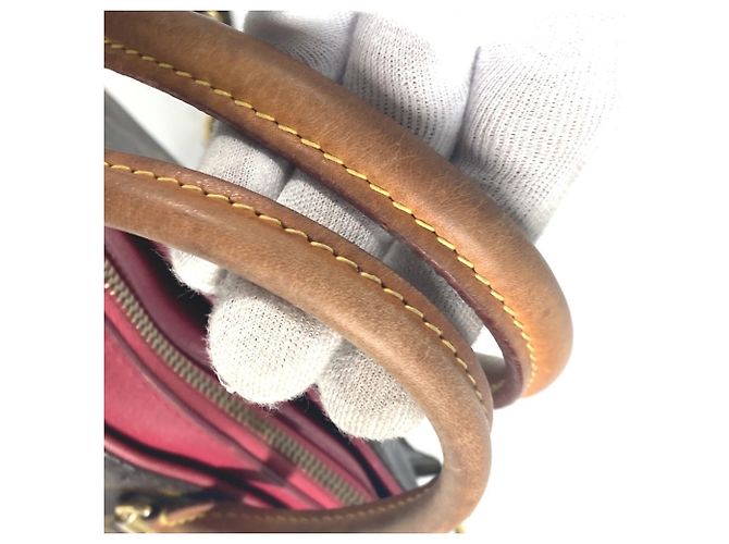 Borsa 2WAY Pallas Monogram Louis Vuitton Marrone Rosa Monogramma - vista 9