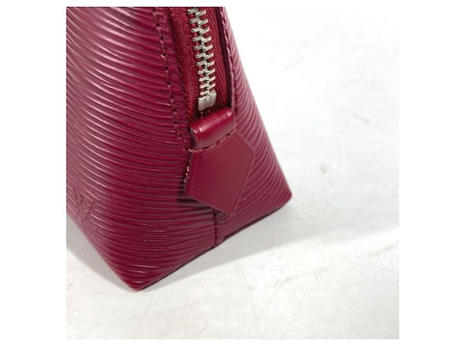 Pochette Cosmetica Epi Louis Vuitton Rosa Fuschia - vista 11