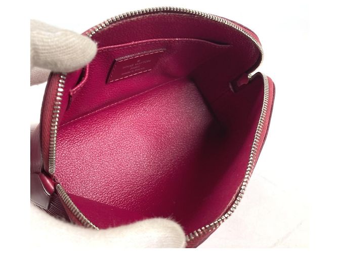 Pochette Cosmetica Epi Louis Vuitton Rosa Fuschia - vista 13