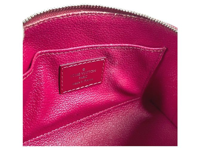 Pochette Cosmetica Epi Louis Vuitton Rosa Fuschia - vista 14