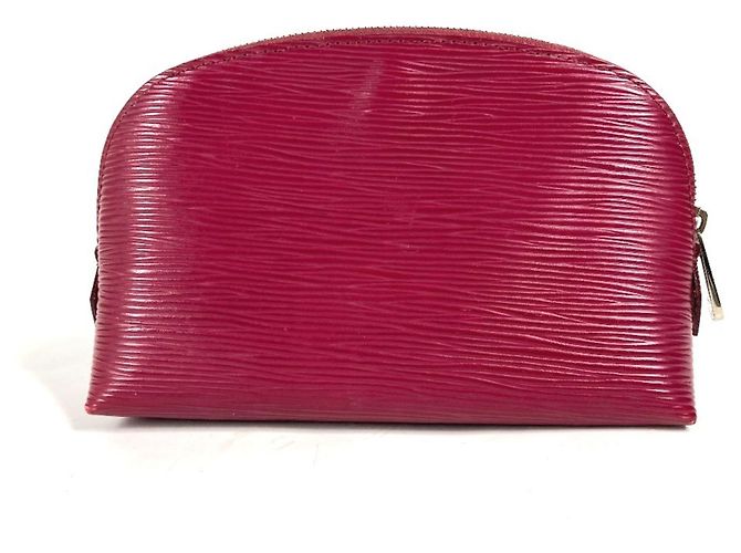 Pochette Cosmetica Epi Louis Vuitton Rosa Fuschia - vista 2