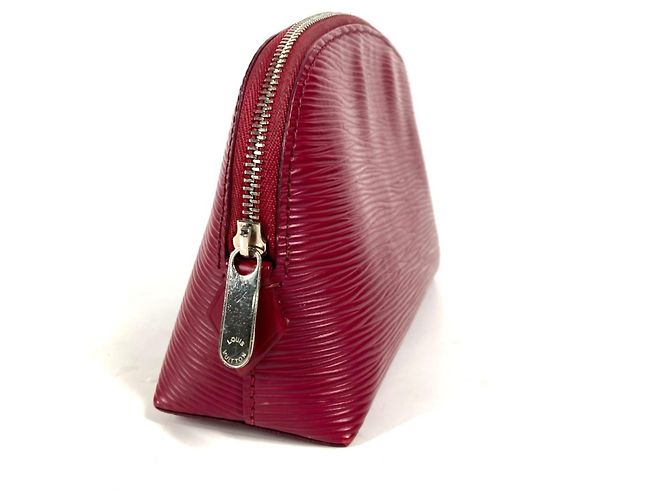 Pochette Cosmetica Epi Louis Vuitton Rosa Fuschia - vista 4
