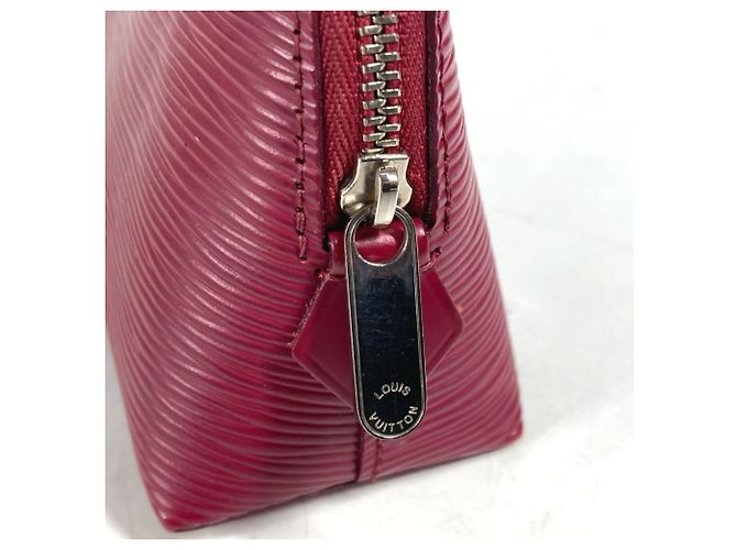 Pochette Cosmetica Epi Louis Vuitton Rosa Fuschia - vista 8