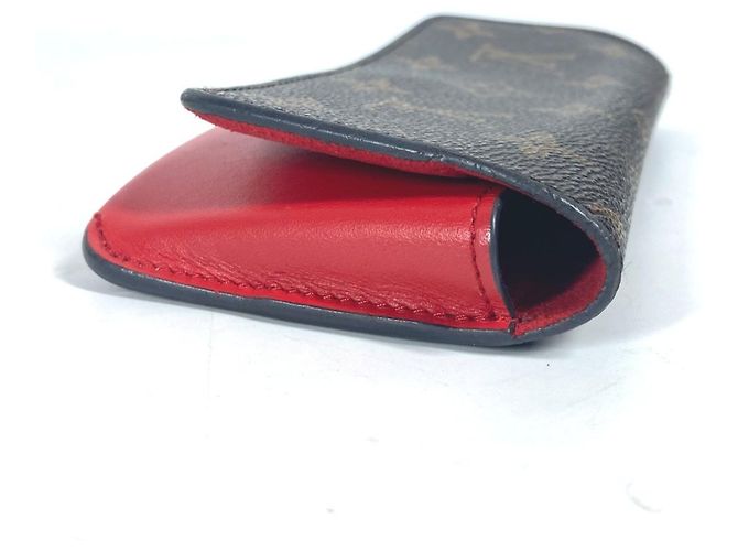Custodia per occhiali Monogram Louis Vuitton Marrone Rosso Monogramma - vista 3