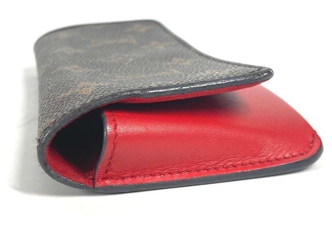 Custodia per occhiali Monogram Louis Vuitton Marrone Rosso Monogramma - vista 4