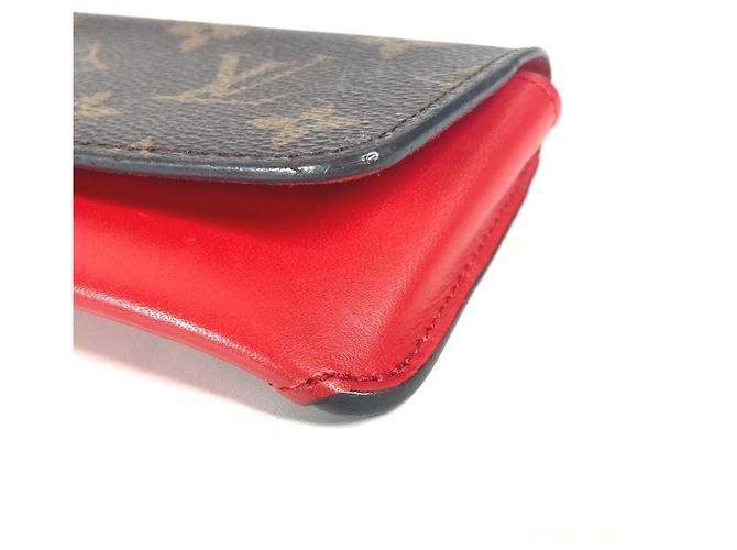 Custodia per occhiali Monogram Louis Vuitton Marrone Rosso Monogramma - vista 6
