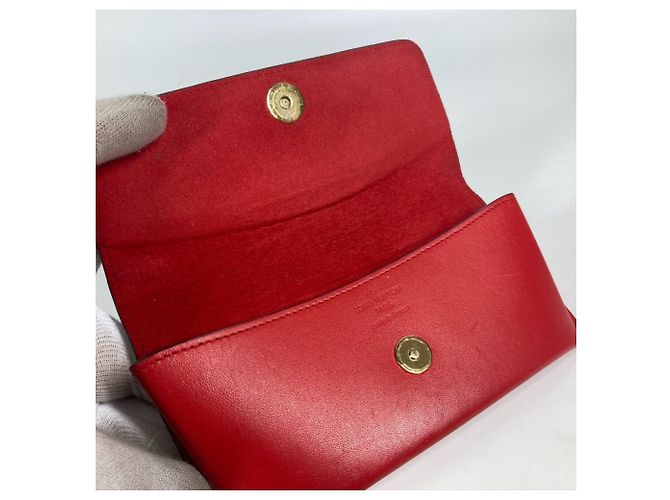 Custodia per occhiali Monogram Louis Vuitton Marrone Rosso Monogramma - vista 8