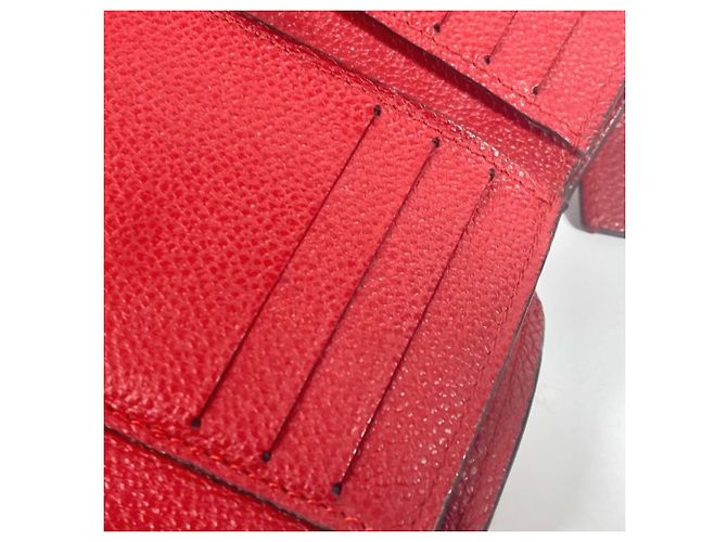 Cartera Tri-fold Monogram Empreinte Louis Vuitton Roja Fucsia - vista 14