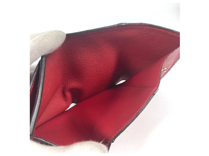 Cartera Tri-fold Monogram Empreinte Louis Vuitton Roja Fucsia - vista 15