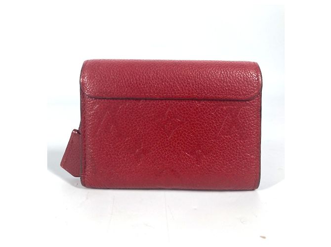 Cartera Tri-fold Monogram Empreinte Louis Vuitton Roja Fucsia - vista 2
