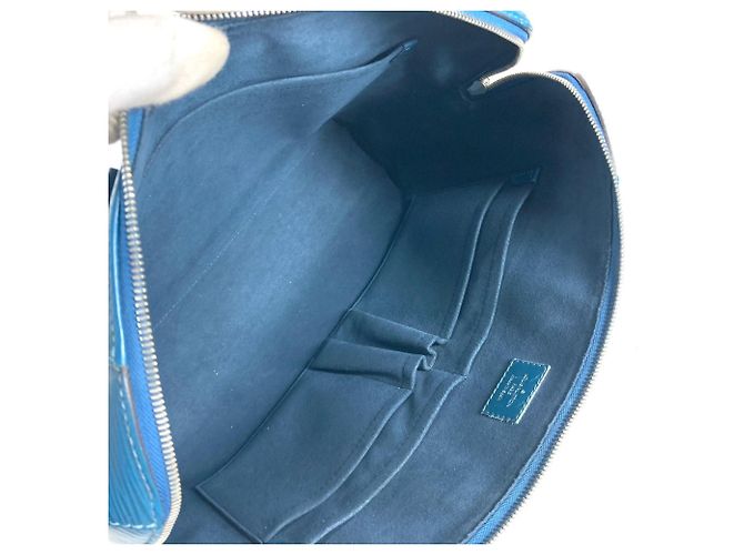 Portadocumenti Giorno Epi Louis Vuitton Blu Blu chiaro - vista 12