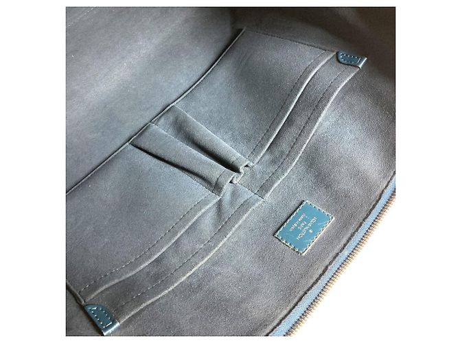 Portadocumenti Giorno Epi Louis Vuitton Blu Blu chiaro - vista 13