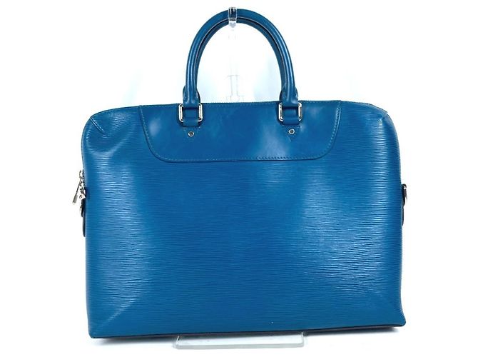 Portadocumenti Giorno Epi Louis Vuitton Blu Blu chiaro - vista 3