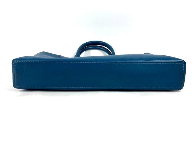 Portadocumenti Giorno Epi Louis Vuitton Blu Blu chiaro - vista 6