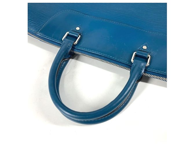 Portadocumenti Giorno Epi Louis Vuitton Blu Blu chiaro - vista 9