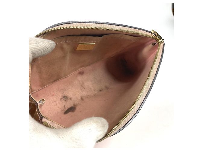 Borsa Santa Monica in Monogram Vernis Louis Vuitton Rosa - vista 14