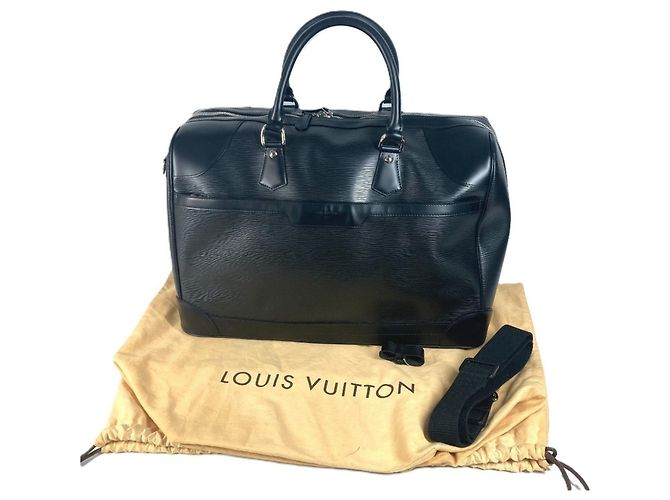 Borsa Bourget 50 Epi di Louis Vuitton Nero - vista 17