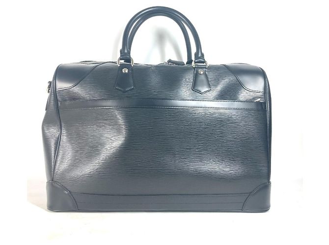 Borsa Bourget 50 Epi di Louis Vuitton Nero - vista 2