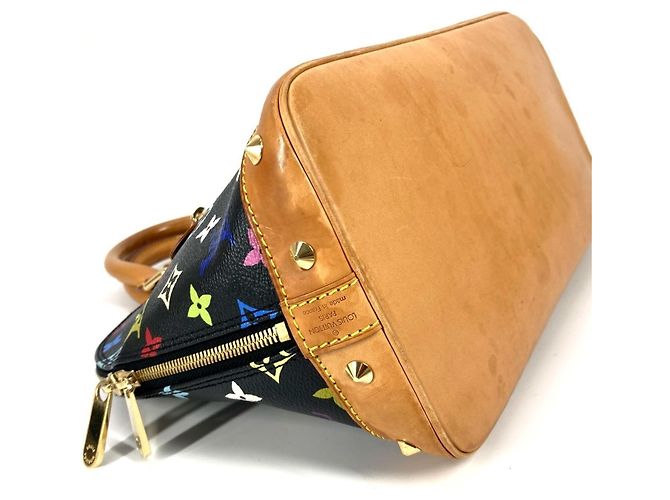 Louis Vuitton Monogram Multicolor Alma PM Tote Bag Schwarz Mehrfarben - Ansicht 10