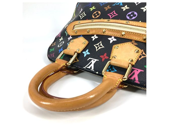 Louis Vuitton Monogram Multicolor Alma PM Tote Bag Schwarz Mehrfarben - Ansicht 11