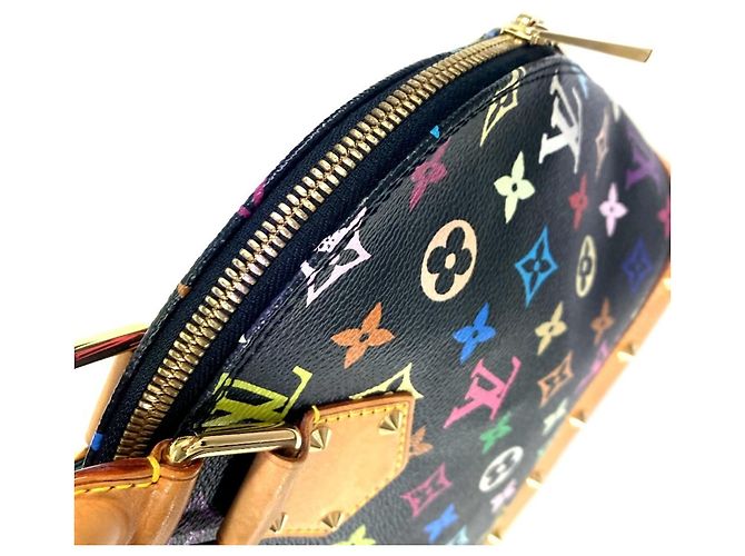 Louis Vuitton Monogram Multicolor Alma PM Tote Bag Schwarz Mehrfarben - Ansicht 12