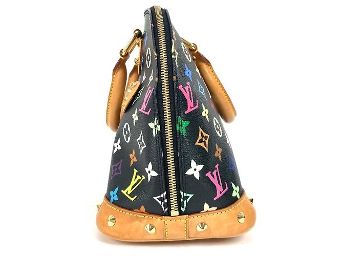 Louis Vuitton Monogram Multicolor Alma PM Tote Bag Schwarz Mehrfarben - Ansicht 3